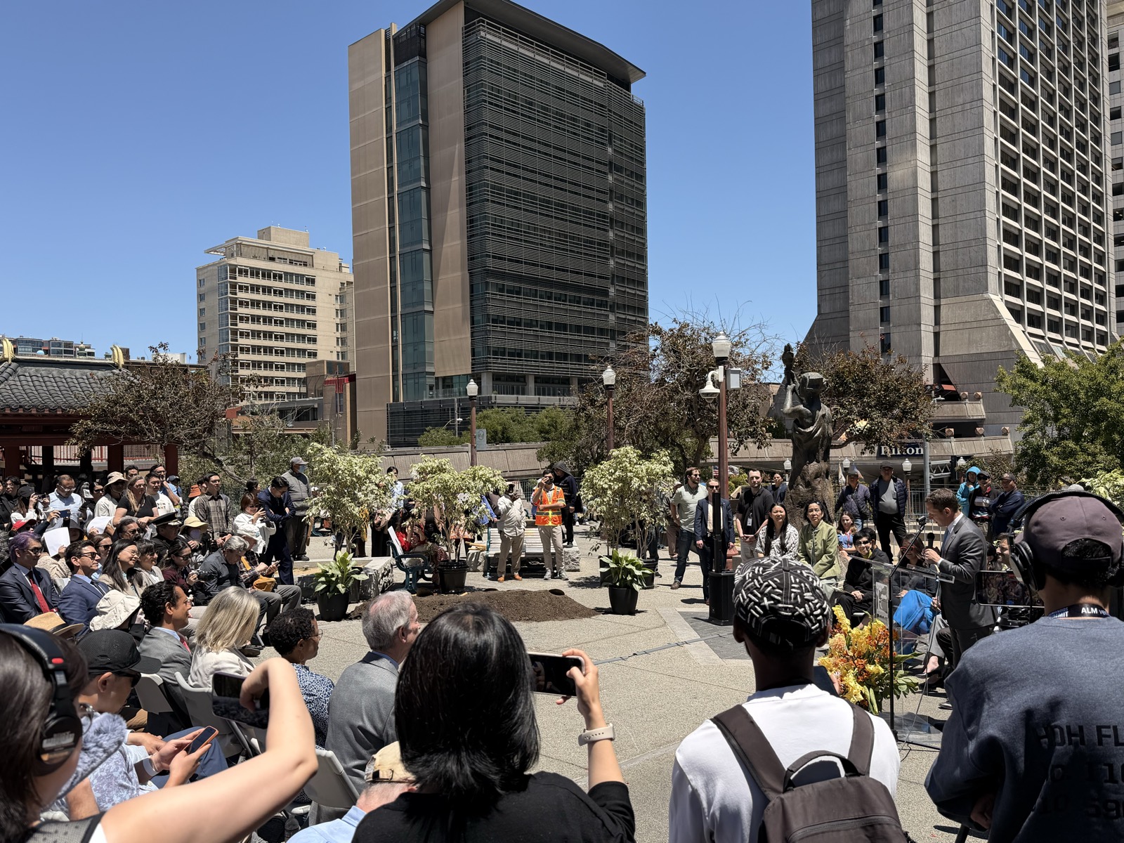 The Portsmouth Square groundbreaking ceremony on June 9, 2026